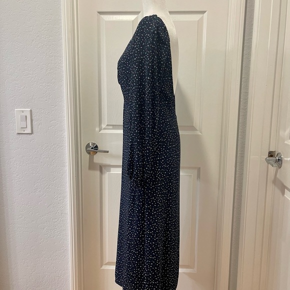 SUGAR+LIPS Long sleeve Boho Chic Multi color print Midi Dress Size S - Picture 3 of 8